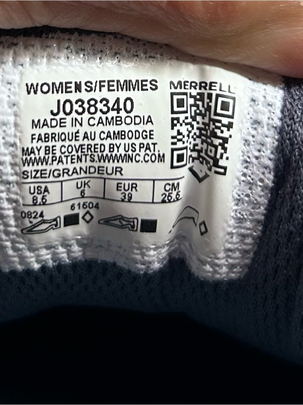 Merrell Women's Teal Blue Accentor 3 E mesh stretch Trail Sneakers size 8.5 NWOB - Picture 9 of 9